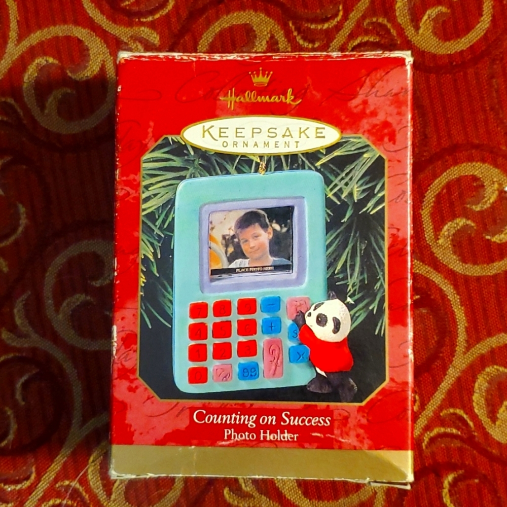 Calculator Photo Holder Hallmark Keepsake Ornament